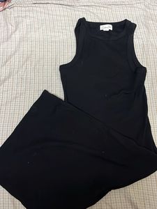 Classic Black Tank Maxi Dress