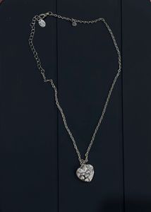 Claires Dainty Pendant Silver Necklace