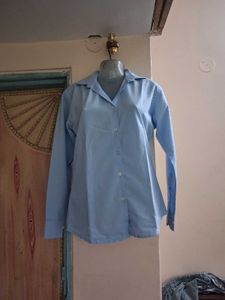 Light Blue Button-Up Shirt