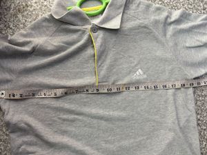 Adidas Grey Polo T-Shirt