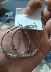 Sparkling Hoop Earrings
