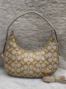 Stylish Coach Dupe Brown Moon Bag