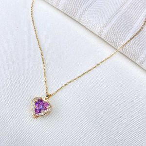 Heart ❤️ shape Pendant With Chain 2 Pair