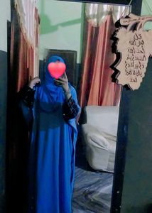 Elegant Blue Ethnic Kaftaan Abaya.