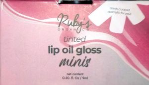 NEW Ruby's Organics set of 3  Lip oil gloss