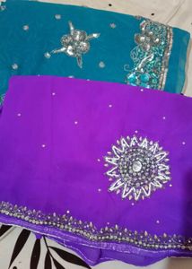 Elegant beautiful combos saree