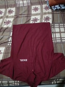 Comfortable Maroon T-Shirt with "EXCEL" Print
