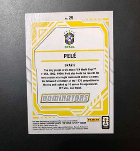 Pele Panini Donruss Road to World Cup Dominators