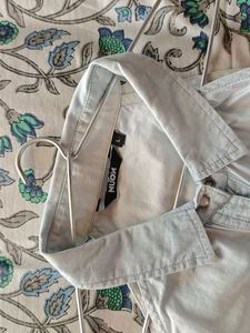 NUON Halter Neck Cotton Top With Ombre Dyeing