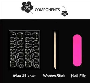 3D Flower Embellished Nails