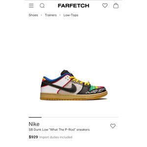 Nike SB Dunk Low "What The P-Rod" Sneakers 👟