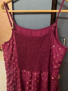 Ethnic pink gown