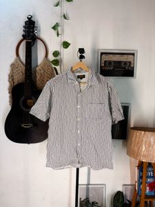 Men's Striped Short Sleeve Shirt