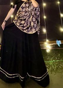 Elegant Black Lehenga Choli Set