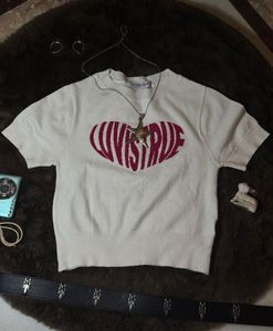 White Heart Graphic Top