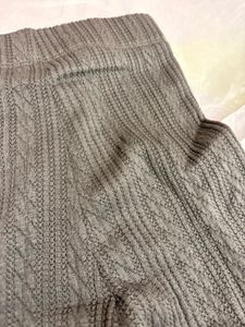 Grey Knit Biker and cycling Shorts