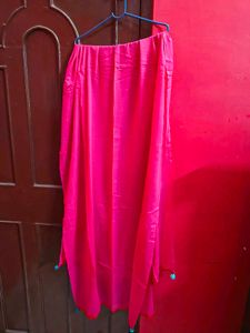 Vibrant Pink Dupatta with Tassels