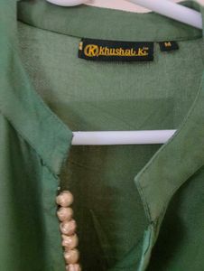 KHUSHAL K Green Kurta palazzo with Dupatta