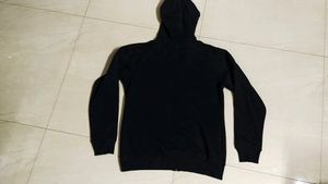 Girls Branded Black Colour Woolen Hoodi T-shirt