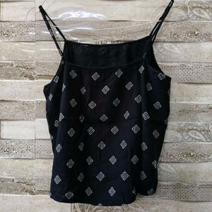 Black Strap Top