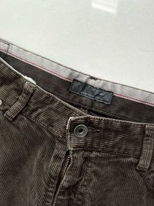 zara Men's brown Corduroy Pants
