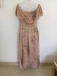 Chic Off-Shoulder Star Print Dress