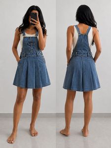 Denim Pinafore Dress