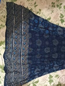 Embellished Navy Blue Kurta
