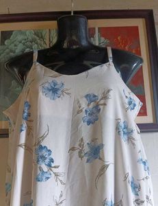 Floral Print High-Low Dress