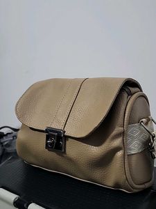 Stylish Beige Crossbody Bag