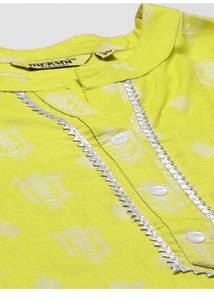 Vibrant Yellow Kurta Set