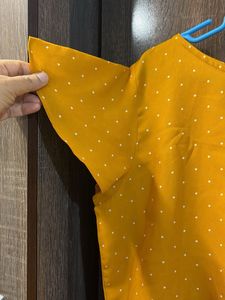 Yellow Polka Dot Top