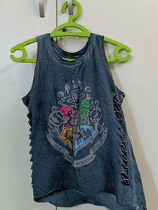 Ripped Hogwarts Themed Top By Free Authority