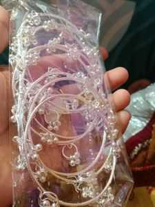 Elegant Silver Bangles