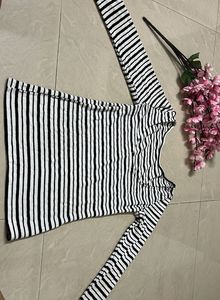 Classic Striped Long Sleeve Top