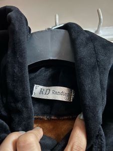 Black Velvet Hoodie