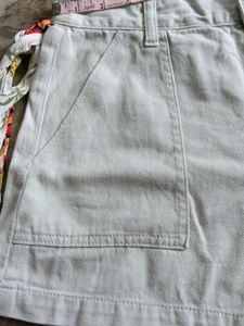 Light Green Utility Shorts
