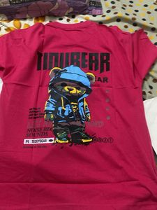 Stylish Tiniibear Graphic T-Shirt