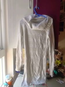 Cozy Knit Turtleneck Tunic Sweater
