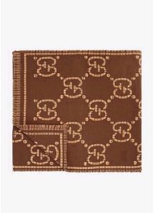 GUCCI - GG wool jacquard scarf Authentic✅