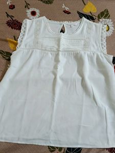 Mast And Harbour Polyster Sleeveless Large SizeTop