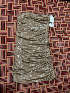 Zara Ruched Strapless Dress