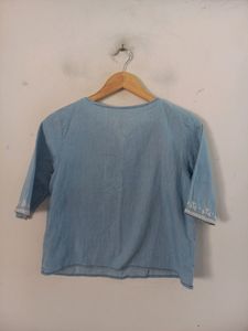 Boho Embroidered Tunic Top