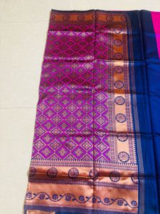 New Stunning Silk Saree with blouse piece