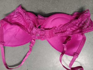 Lace Trim Push-Up Bra