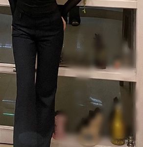 Classic navy blue Flared Pants