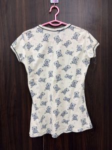 Cute Teddy Bear Pajama Set