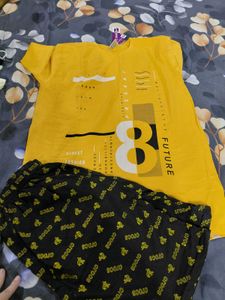 girls night Shorts Set