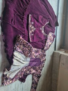 purple kids dress for party