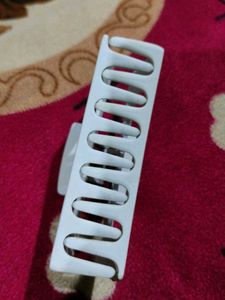 5 Pcs Stylish White Hair Claw Clip